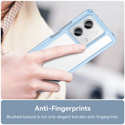 Outer Space Case with gel frame for Xiaomi Redmi Note 13 Pro+ - blue — Hurtel