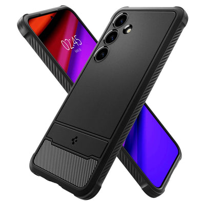 Spigen Rugged Armor Case for Samsung Galaxy S24 - Matte Black