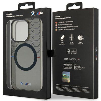 BMW Pattern MagSafe case for iPhone 13 Pro Max - gray