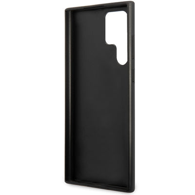 Guess 4G Metal Gold Logo case for Samsung Galaxy S24 Ultra - black