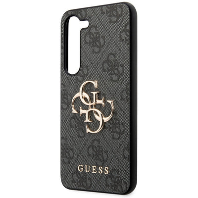 Guess 4G Big Metal Logo Case for Samsung Galaxy S24+ - Black