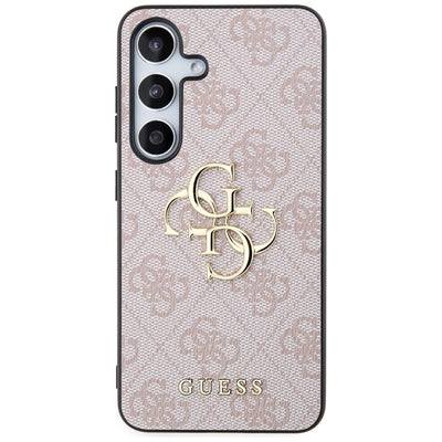 Guess 4G Big Metal Logo Case for Samsung Galaxy S24 - Pink