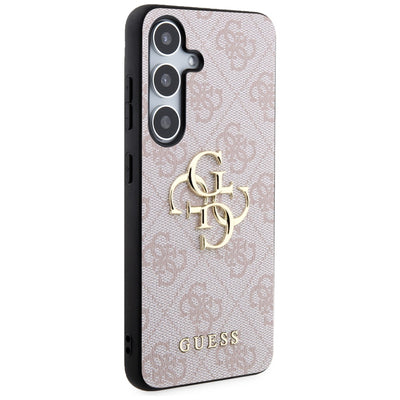 Guess 4G Big Metal Logo Case for Samsung Galaxy S24 - Pink