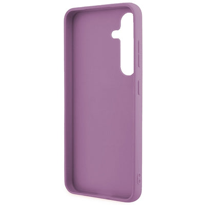Guess Glitter Script case for Samsung Galaxy S24 - purple