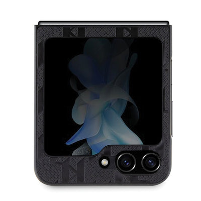 Karl Lagerfeld Saffiano Monogram Choupette Pin case for Samsung Galaxy Z Flip 5 - black