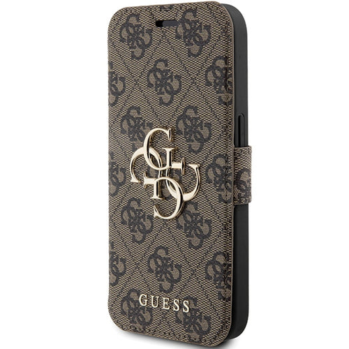 Guess 4G Metal Logo case for iPhone 15 Pro - brown