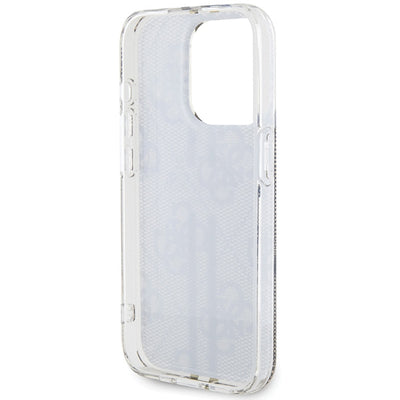 Guess IML 4G Gold Stripe case for iPhone 15 Pro - brown