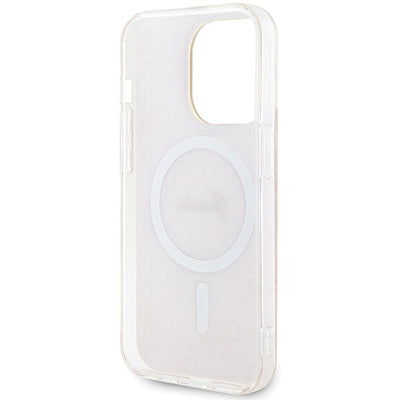 Guess IML 4G MagSafe case for iPhone 15 Pro - pink