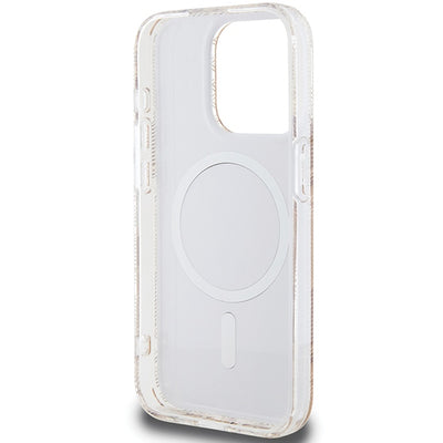 Guess IML GCube MagSafe case for iPhone 15 Pro - brown