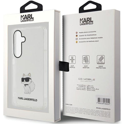 Karl Lagerfeld IML Choupette case for Samsung Galaxy S24 - transparent