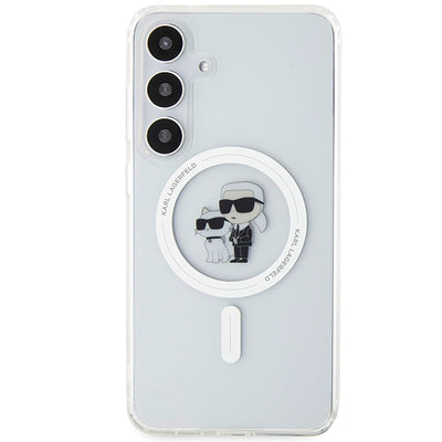 Karl Lagerfeld IML Karl&amp;Choupette MagSafe case for Samsung Galaxy S24 - transparent