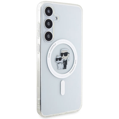 Karl Lagerfeld IML Karl&amp;Choupette MagSafe case for Samsung Galaxy S24 - transparent