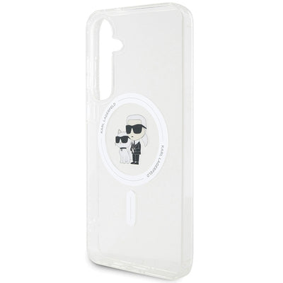 Karl Lagerfeld IML Karl&amp;Choupette MagSafe case for Samsung Galaxy S24 - transparent