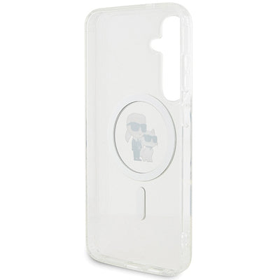 Karl Lagerfeld IML Karl&amp;Choupette MagSafe case for Samsung Galaxy S24 - transparent