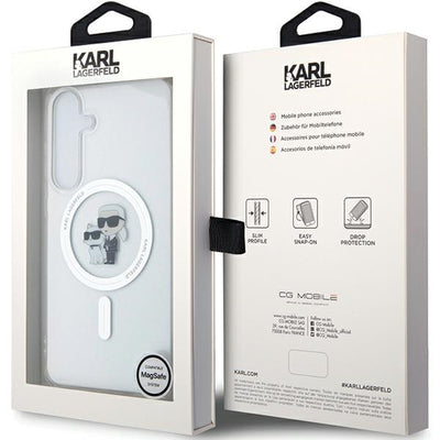 Karl Lagerfeld IML Karl&amp;Choupette MagSafe case for Samsung Galaxy S24 - transparent