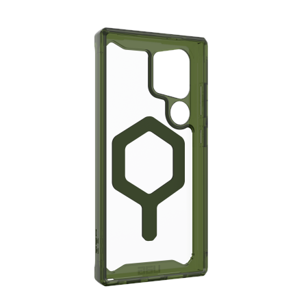 UAG Plyo Pro Magnet case for Samsung Galaxy S24 Ultra 5G with magnetic module - transparent green