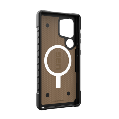 UAG Pathfinder Magnet SE case for Samsung Galaxy S24 Ultra with magnetic module - brown camouflage