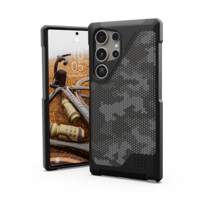 UAG Metropolis LT Magnet case for Samsung Galaxy S24 Ultra with magnetic module - black camouflage