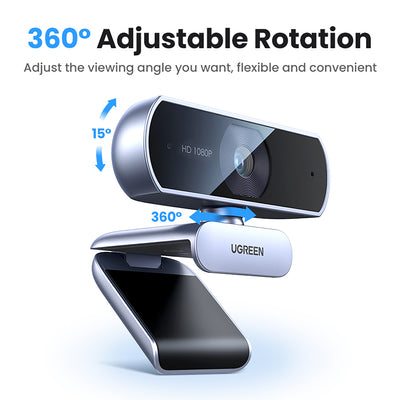 Ugreen CM678 USB HD Webcam - Gray