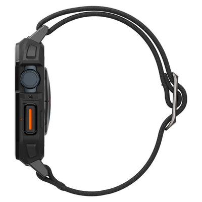Spigen Lite Fit Pro Case with Strap for Apple Watch 4 / 5 / 6 / 7 / 8 / 9 / SE (44 / 45 mm) - Matte Black