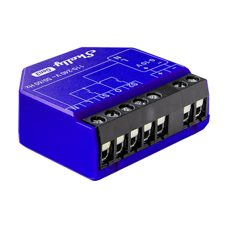 Shelly PM Gen3 Drimmer Lighting Controller 0/1-10V, WiFi/Bluetooth - Image 1