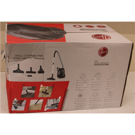 SALE OUT. Hoover HE120PET 011 Vacuum cleaner, Bagged, Power 700 W, Bag 2.5 L, Working radius 8.2 m, Black/Grey | Hoover 