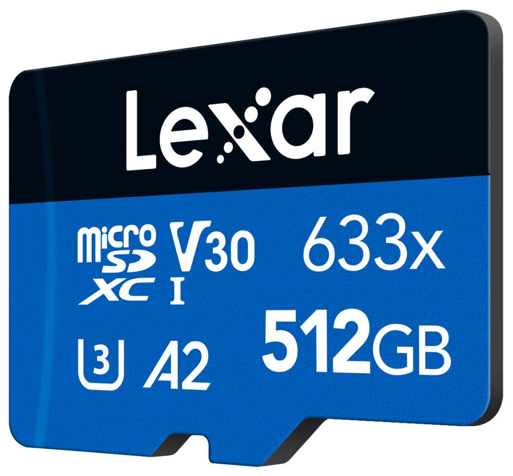 MEMORY MICRO SDXC 512GB UHS-I/W/ADAPTER LSDMI512BB633A LEXAR