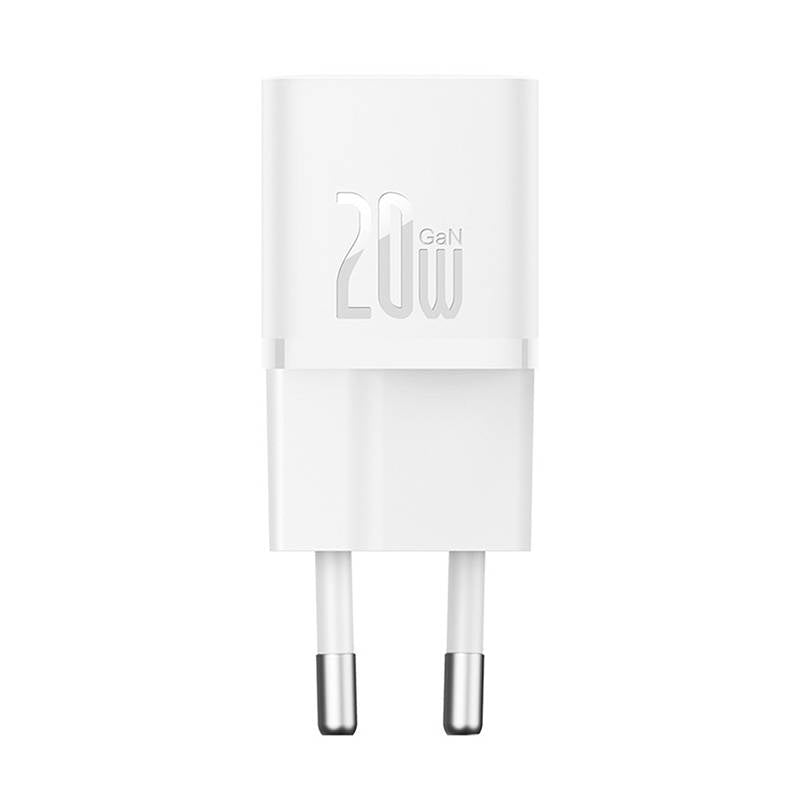 Mini wall charger Baseus GaN5 20W (white) - Image 1