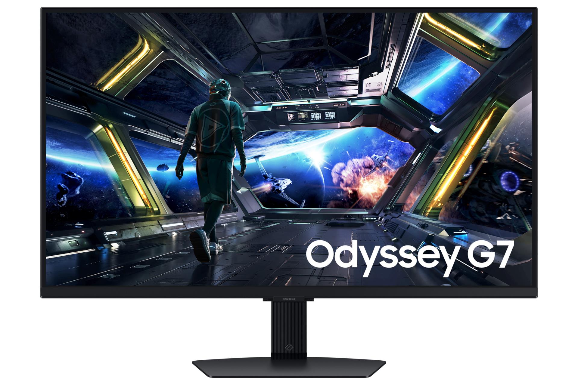 LCD Monitor SAMSUNG Odyssey G7 32" Gaming Panel IPS 3840x2160 16:9 144Hz 1 ms Speakers Swivel Pivot Height adjustable Tilt Colour Black LS32DG702EUXDU