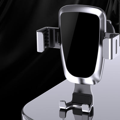 [RETURNED ITEM] Gravity smartphone car holder, black air vent grille (YC08) — Hurtel