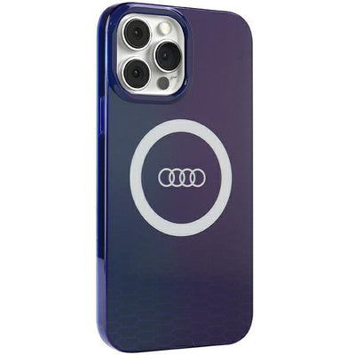 Audi IML Big Logo MagSafe case for iPhone 13 Pro Max - blue