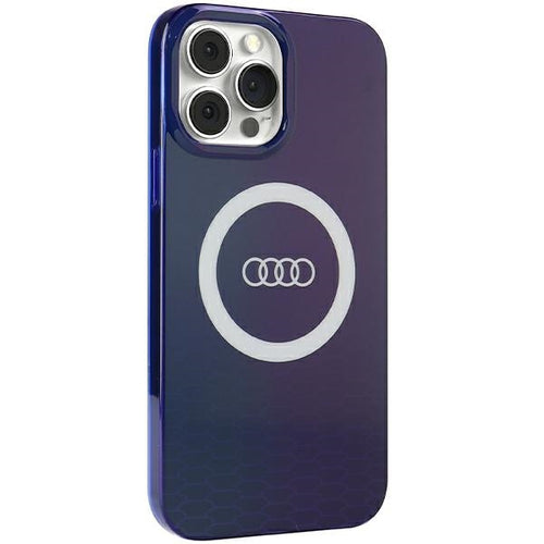 Audi IML Big Logo MagSafe case for iPhone 13 Pro Max - blue