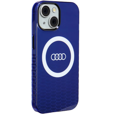 Audi IML Big Logo MagSafe case for iPhone 15 / 14 / 13 - blue