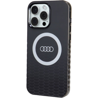 Audi IML Big Logo MagSafe case for iPhone 15 Pro Max - black