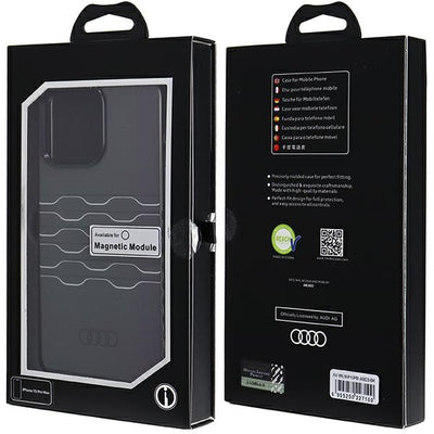 Audi IML MagSafe case for iPhone 15 Pro Max - black