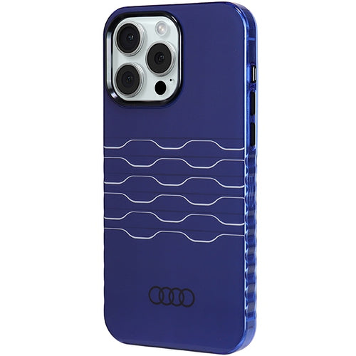 Audi IML MagSafe case for iPhone 15 Pro Max - blue