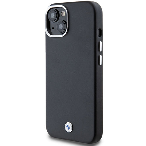 BMW Signature Wrapped Metal MagSafe case for iPhone 15 Plus / 14 Plus - black