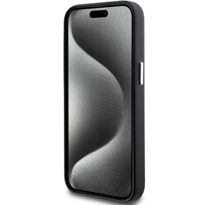 BMW Signature Wrapped Metal MagSafe case for iPhone 15 Plus / 14 Plus - black