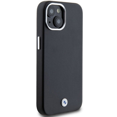 BMW Signature Wrapped Metal MagSafe Case for iPhone 15/14/13 - Black
