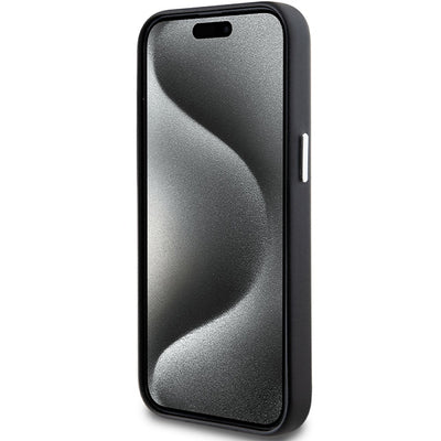 BMW Signature Wrapped Metal MagSafe Case for iPhone 15/14/13 - Black