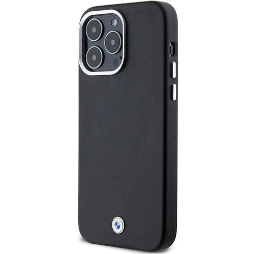 BMW Signature Wrapped Metal MagSafe case for iPhone 15 Pro Max - black