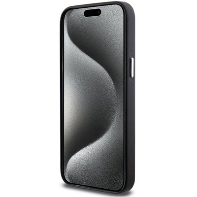 BMW Signature Wrapped Metal MagSafe case for iPhone 15 Pro Max - black