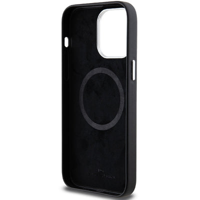 BMW Signature Wrapped Metal MagSafe case for iPhone 15 Pro Max - black