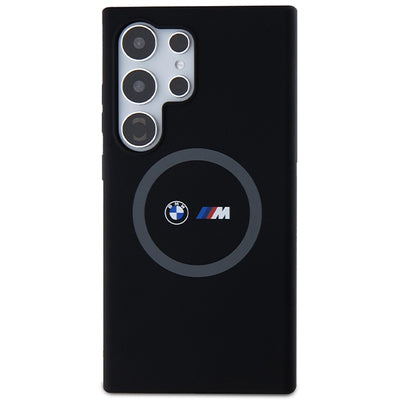 BMW M Silicone Printed Ring MagSafe case for Samsung Galaxy S24 Ultra - black