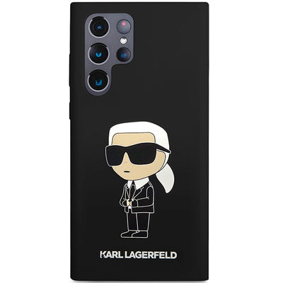 Karl Lagerfeld Silicone Ikonik case for Samsung Galaxy S24 Ultra - black