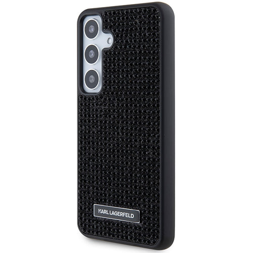 Karl Lagerfeld Rhinestone Metal Logo case for Samsung Galaxy S24+ - black