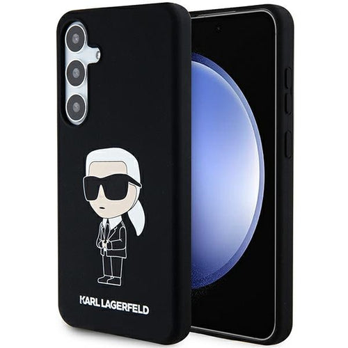 Karl Lagerfeld Silicone Ikonik case for Samsung Galaxy S24+ - black