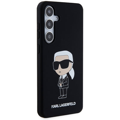 Karl Lagerfeld Silicone Ikonik case for Samsung Galaxy S24+ - black
