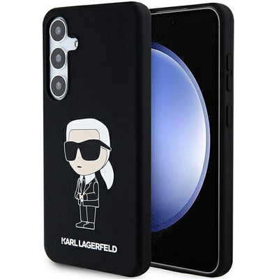 Karl Lagerfeld Silicone Ikonik case for Samsung Galaxy S24 - black