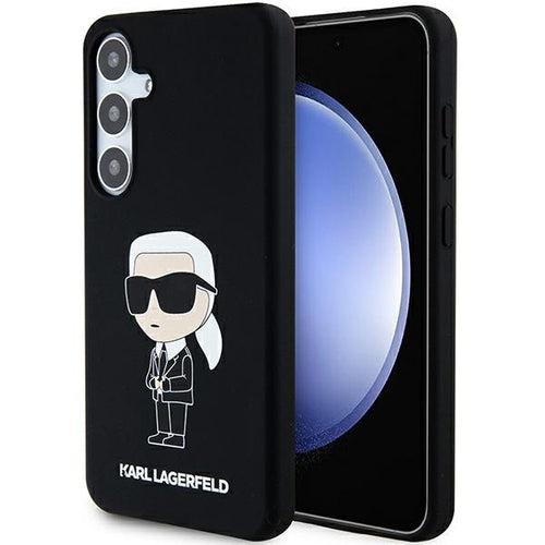 Karl Lagerfeld Silicone Ikonik case for Samsung Galaxy S24 - black